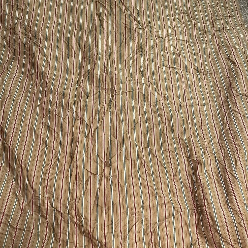 LRL Lauren Ralph Lauren Red Gold Paisley Teal Full Queen Comforter 2 Shams Skirt